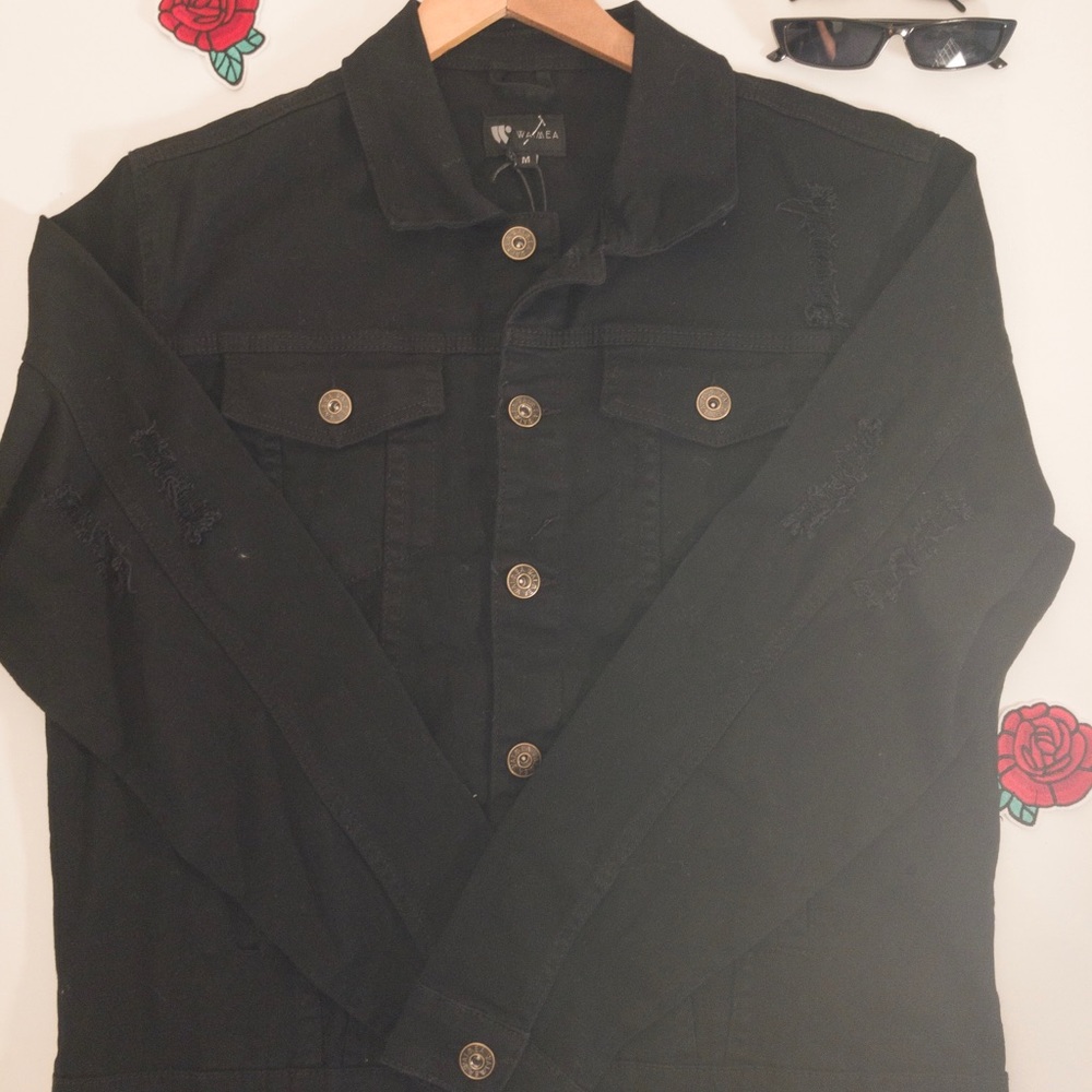 Black Jean Jacket